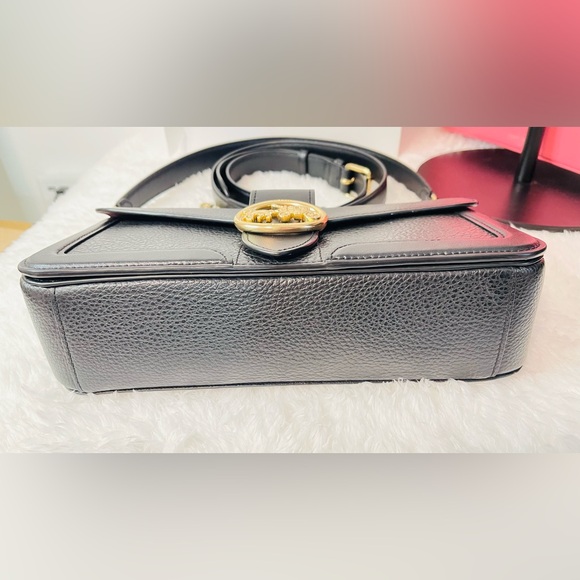 Coach Black Leather Shoulder Bag - Picture 6 of 10